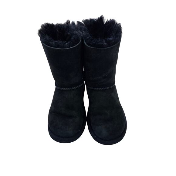 Ugg Girl's Black Bailey Boots - Picture 1 of 14
